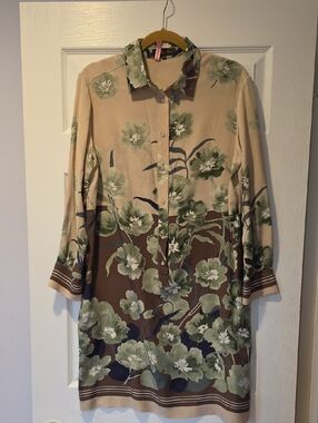 Loro Piana EU 46 Sheath Dress 100% Silk. Superb Condition.